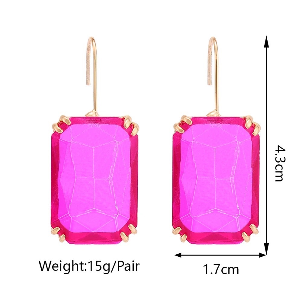 New rectangular earrings - Picture 4 of 4